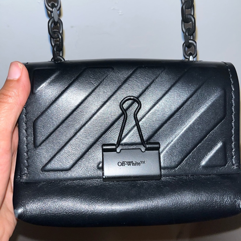 Off white mini crossbody bag